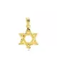 18K COLGANTE ESTRELLA DE DAVID ORO AMARILLO 15X14 MM 0