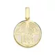 18K COLGANTE ORO AMARILLO NACAR MANO DE FATIMA 18 MM 1