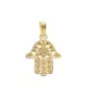 18K COLGANTE ORO AMARILLO MANO FATIMA 15X14 MM 1