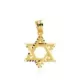 18K COLGANTE ORO AMARILLO ESTRELLA DE DAVID. 22 X 17 MM 1