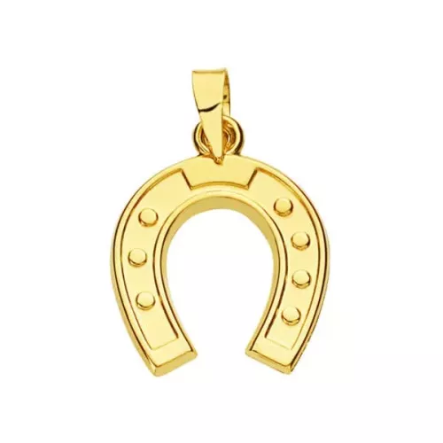 18K COLGANTE ORO AMARILLO HERRADURA 20X15 MM 1
