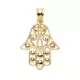 18K COLGANTE ORO AMARILLO MANO FATIMA 27X23 MM 2