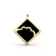 18K COLGANTE ORO AMARILLO EBANO NUBE 2