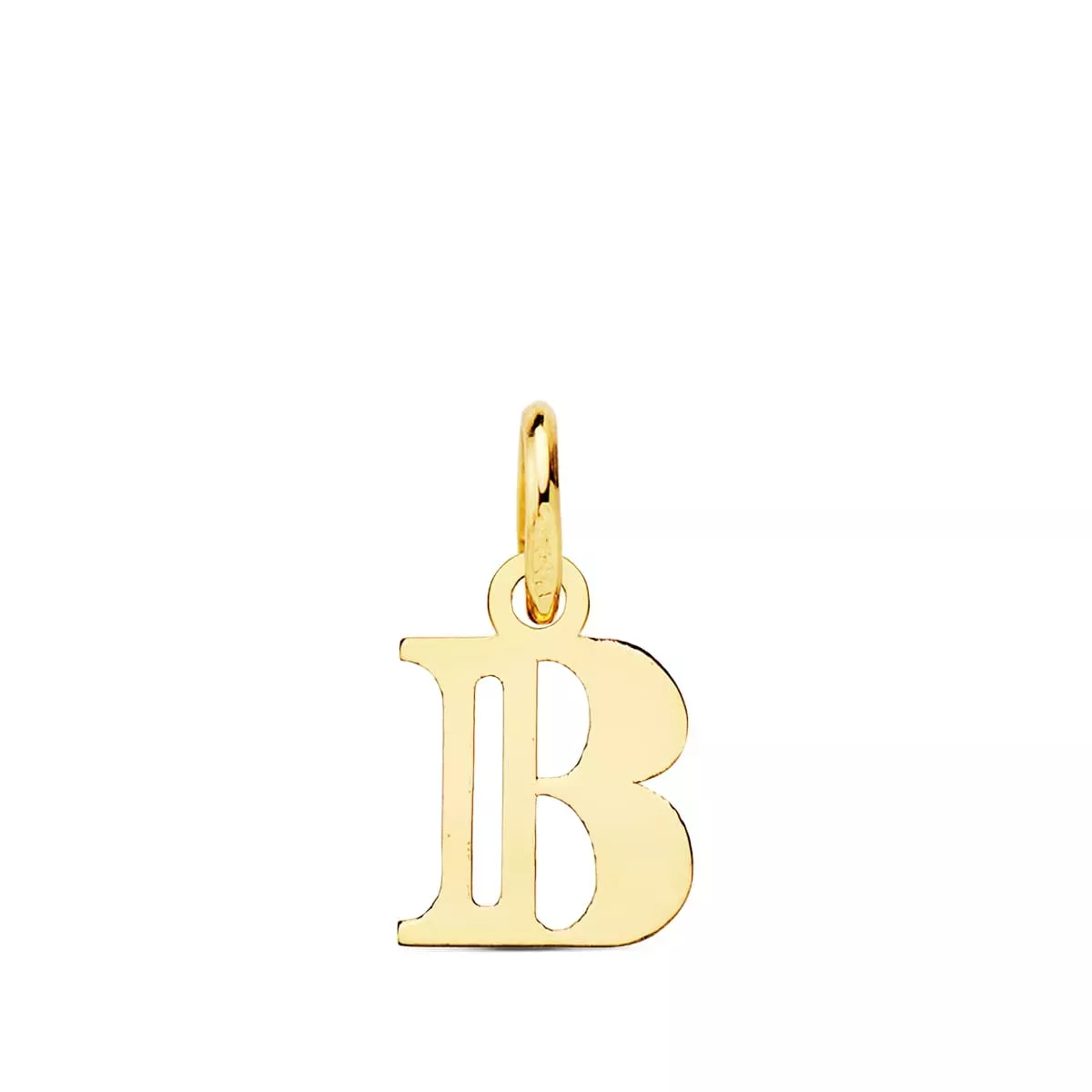 18K COLGANTE ORO AMARILLO LETRA " B " . 11X9 MM 0