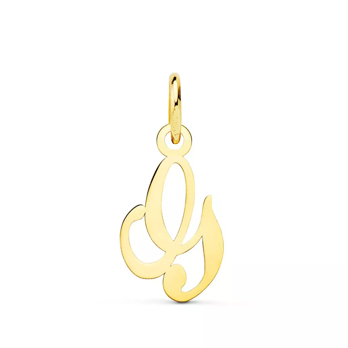 18K COLGANTE ORO AMARILLO LETRA " G " . 12X9 MM 0