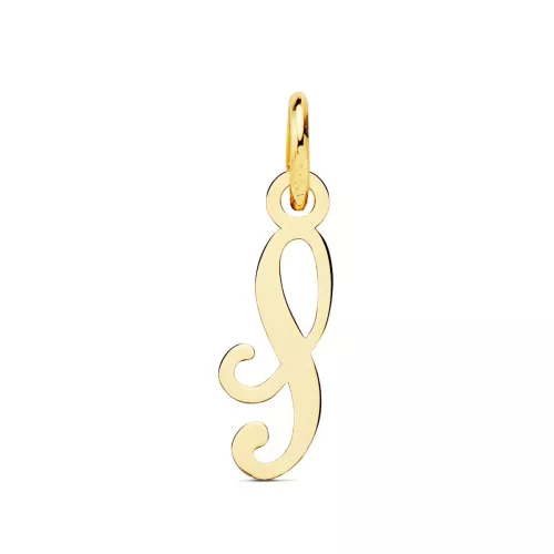 18K COLGANTE ORO AMARILLO LETRA " S " 16X5 MM 0