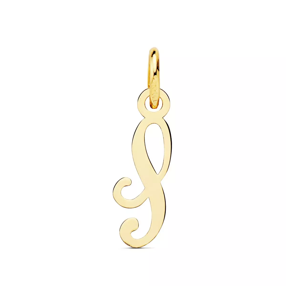 18K COLGANTE ORO AMARILLO LETRA " S " 16X5 MM 0