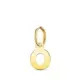 18K COLGANTE ORO AMARILLO LETRA " O " BRILLO. 8
