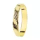 9K ALIANZA ORO AMARILLO TALLADA. ANCHO: 3 MM. 0