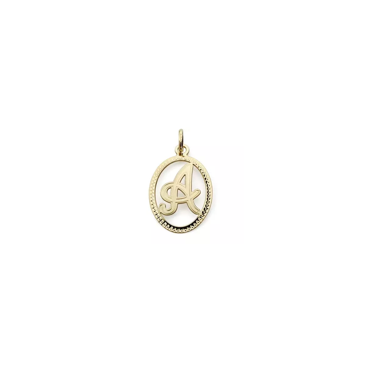 18K COLGANTE ORO AMARILLO INICIAL LETRA A 21X14 MM 0