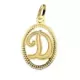 18K COLGANTE ORO AMARILLO INICIAL LETRA D 21X14 MM 0