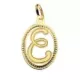 18K COLGANTE ORO AMARILLO INICIAL LETRA E. 21X14 MM 0