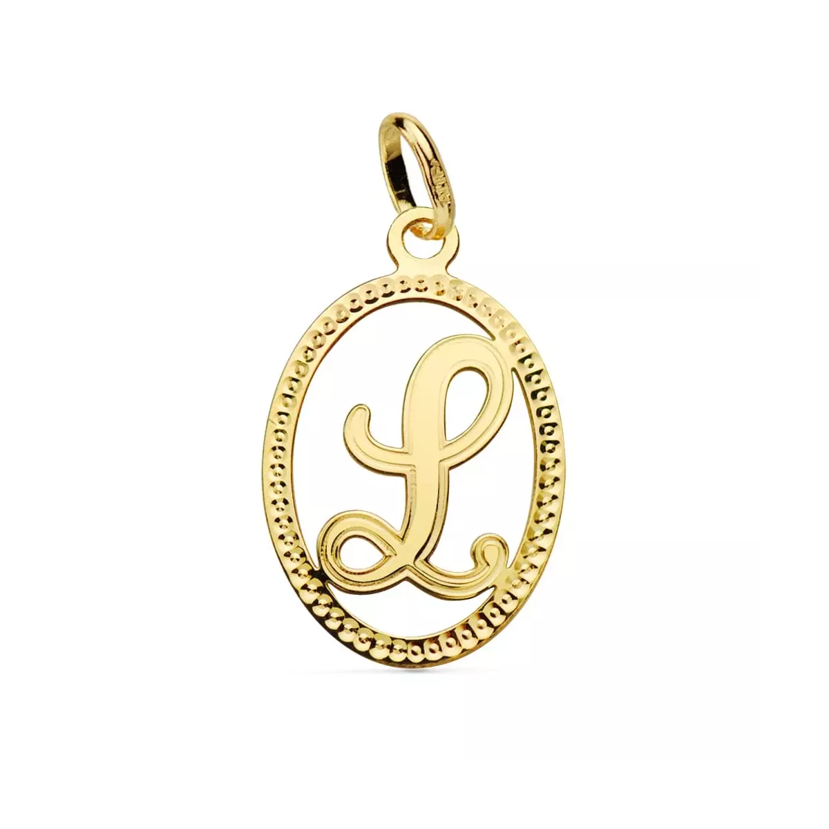 18K COLGANTE ORO AMARILLO INICIAL LETRA L 21X14 MM 0