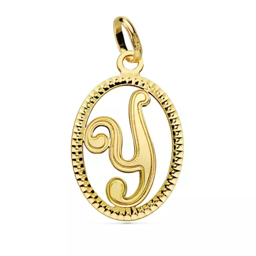 18K COLGANTE ORO AMARILLO INICIAL LETRA Y 21X14 MM 0
