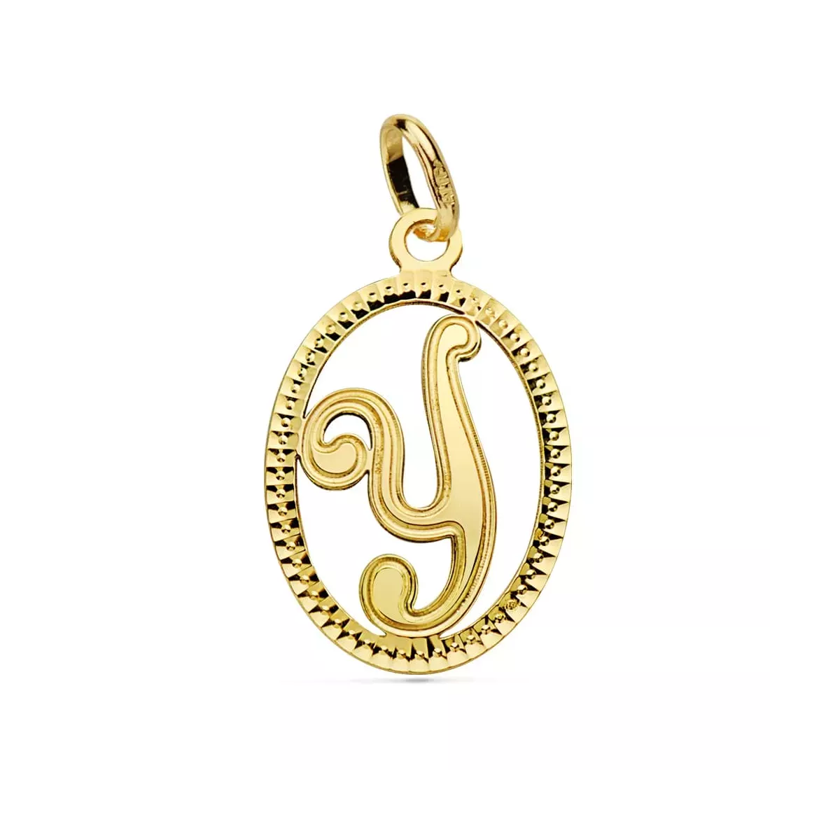 18K COLGANTE ORO AMARILLO INICIAL LETRA Y 21X14 MM 0