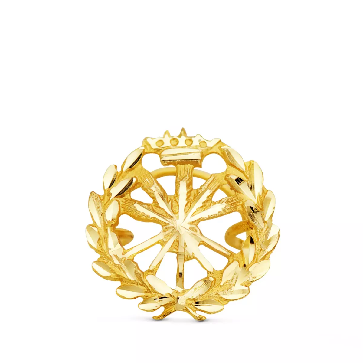 18K INSIGNIA ORO AMARILLO INGENIERO AGRONOMO. 15 X 15 MM 1