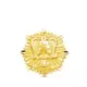 18K INSIGNIA ORO AMARILLO ASESOR FISCAL. 17 X 16 MM 2