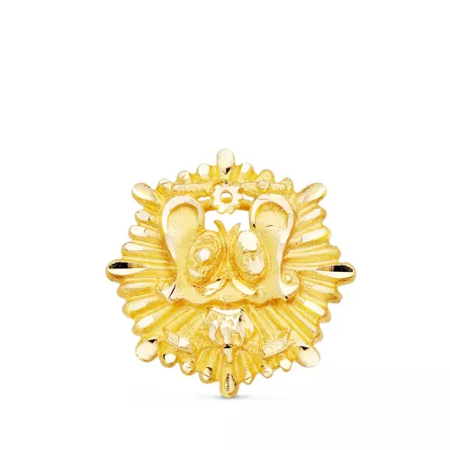 18K INSIGNIA ORO AMARILLO ASESOR FISCAL. 17 X 16 MM 2
