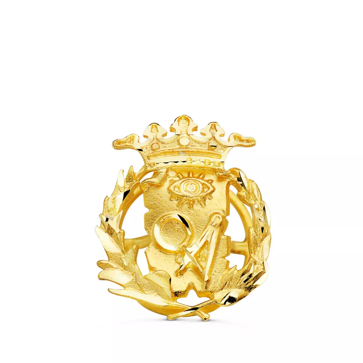 18K INSIGNIA ORO AMARILLO CIENCIAS EXACTAS ( MATEMATICAS ) 17 X 14 MM 2