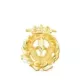 18K INSIGNIA ORO AMARILLO CIENCIAS POLITICAS Y ECONOMICAS 18 X 14 MM 2