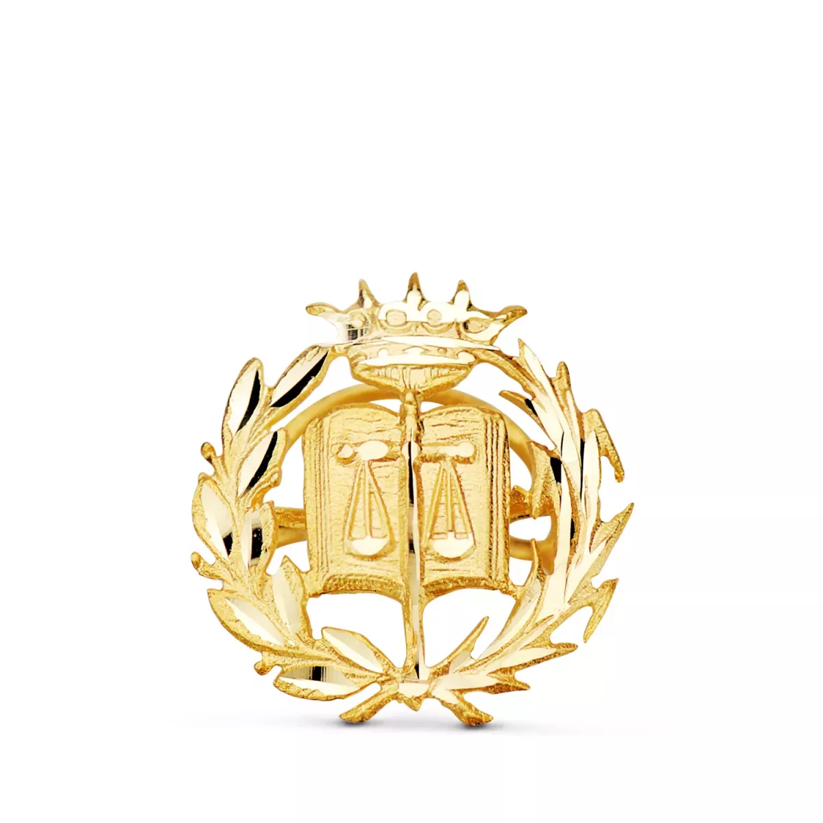 18K INSIGNIA ORO AMARILLO DERECHO. 18 X 17 MM 1