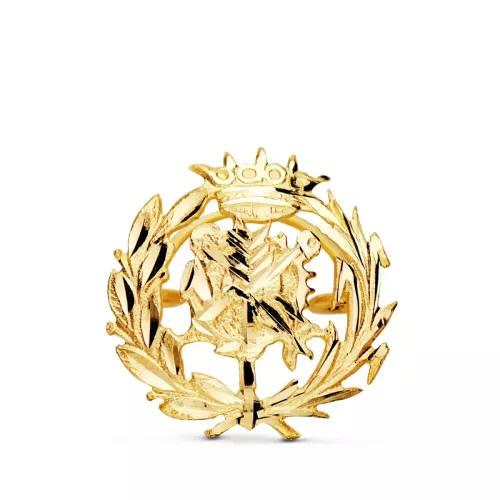 18K INSIGNIA ORO AMARILLO CIENCIAS EMPRESARIALES. 16 X 16 MM 1