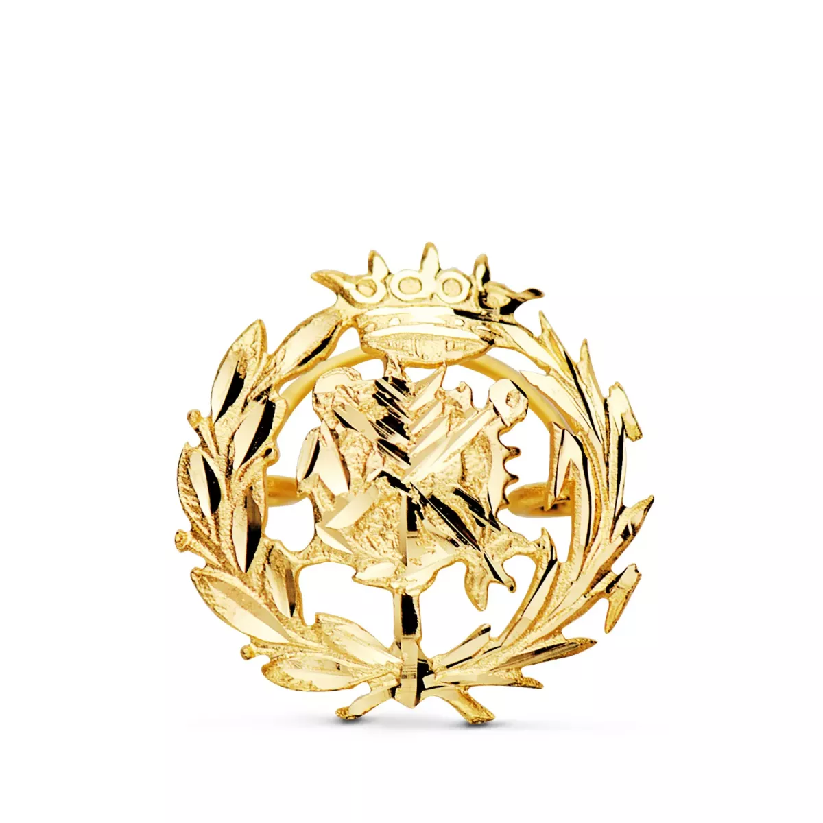 18K INSIGNIA ORO AMARILLO CIENCIAS EMPRESARIALES. 16 X 16 MM 1