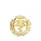 18K INSIGNIA ORO AMARILLO FARMACIA. 15 X 15 MM 1