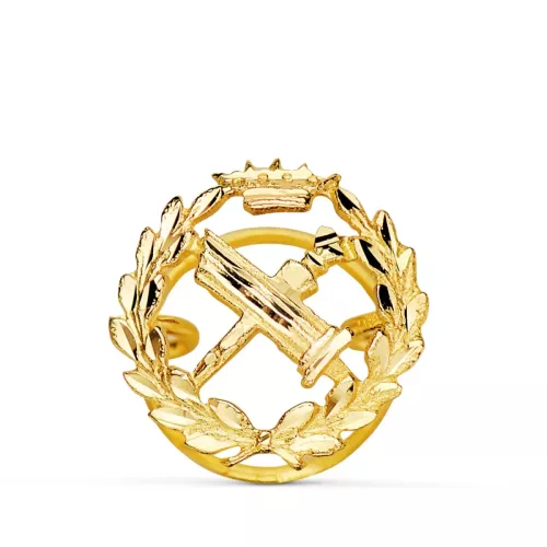 18K INSIGNIA ORO AMARILLO FILOSOFIA. 15 X 15 MM 1