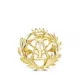 18K INSIGNIA ORO AMARILLO FISICA. 15 X 15 MM 1