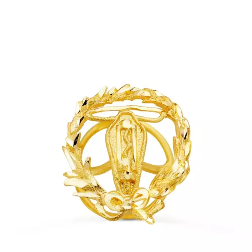 18K INSIGNIA ORO AMARILLO INGENIERO ELECTRONICO 16 X 14 MM 1