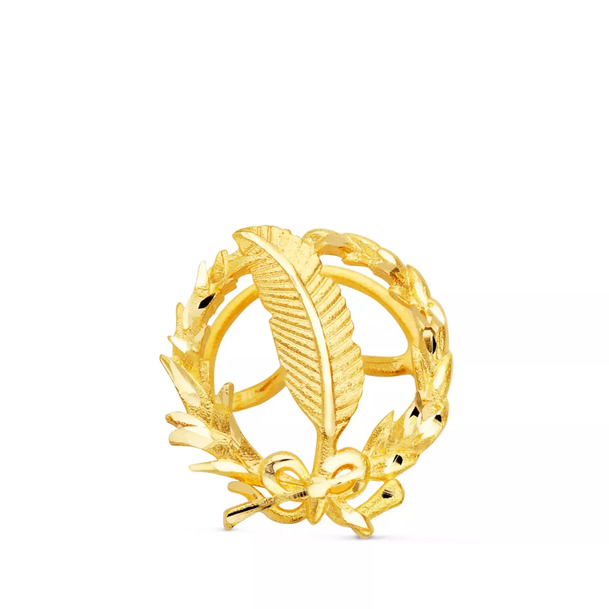 18K INSIGNIA ORO AMARILLO PERIODISMO 17 X 14 MM 1