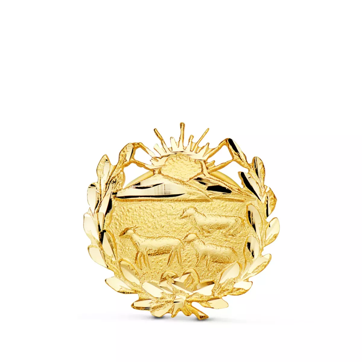 18K INSIGNIA ORO AMARILLO VETERINARIA. 15 X 15 MM 1