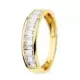 9K SORTIJA ORO AMARILLO CIRCONITA BARRITAS. ANCHO: 4