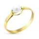 9K SORTIJA ORO AMARILLO PERLA CULTIVADA NATURAL 4 MM 0